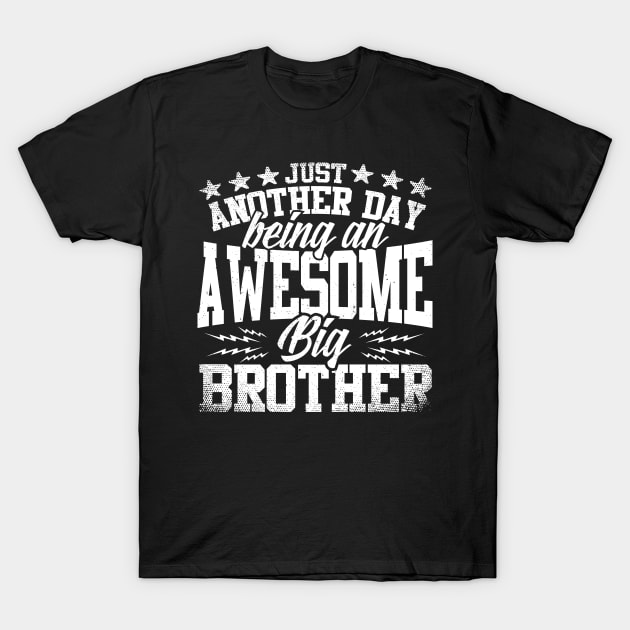 Just Another Day Being An Awesome Big Brother T-Shirt by thingsandthings